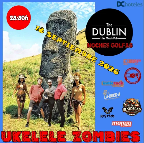 Cartel: » UKELELE ZOMBIES «