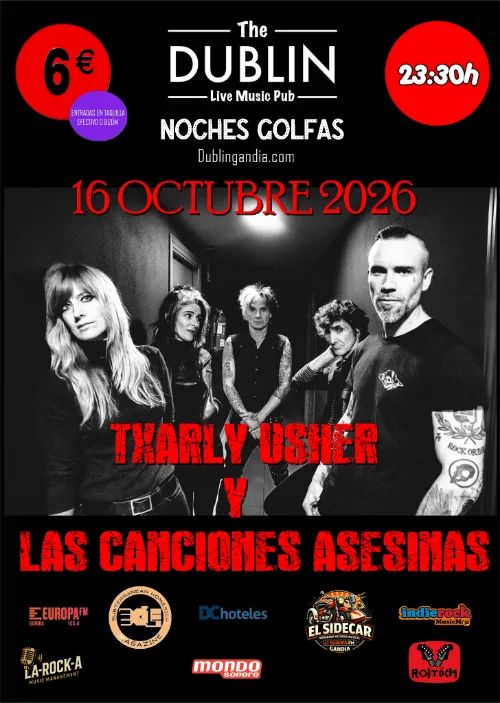 Cartel: » TXARLY  USHER Y LAS CANCIONES ASESINAS «