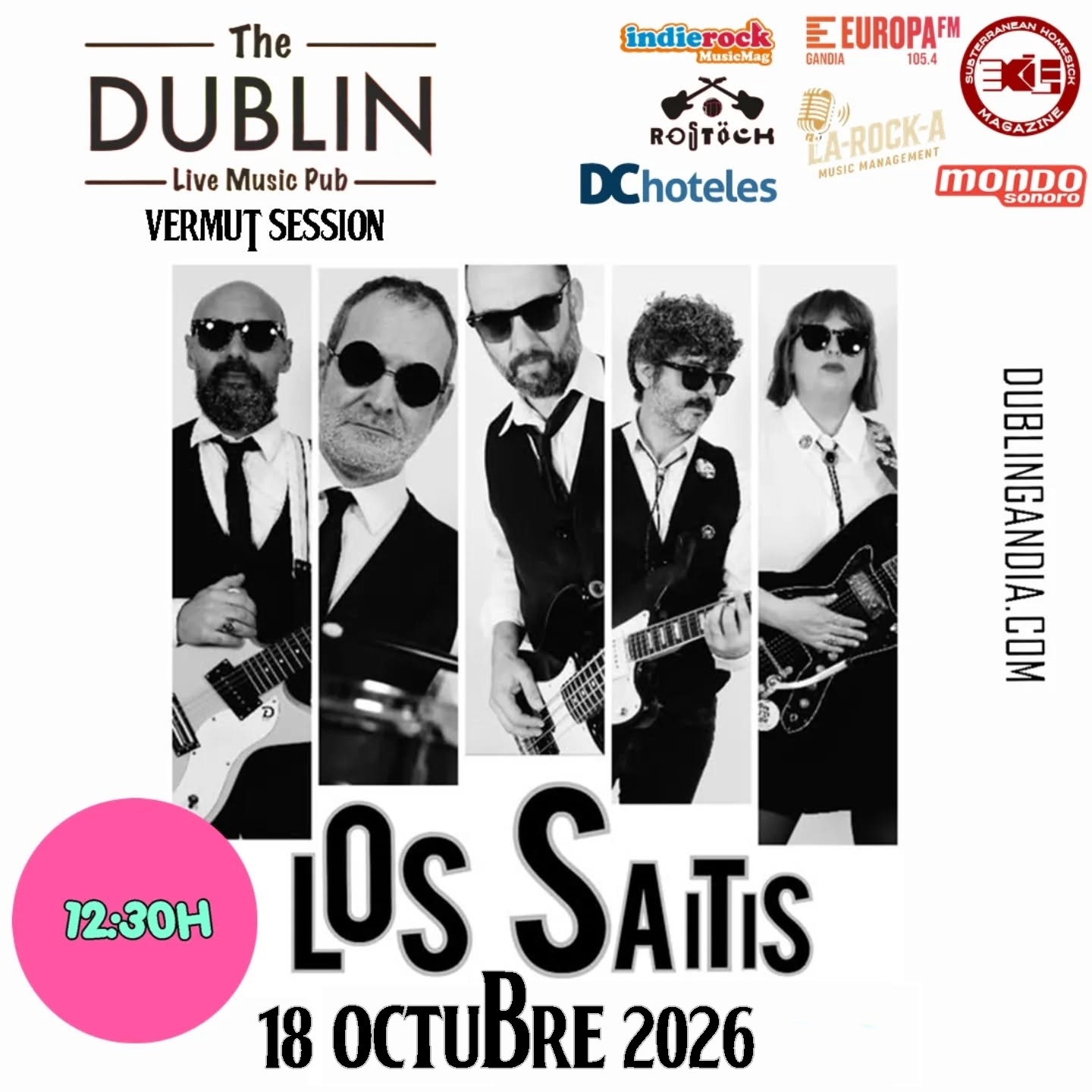Cartel: » Los Saitis «