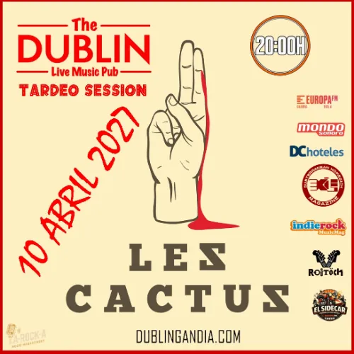 Cartel: LES CACTUS DC