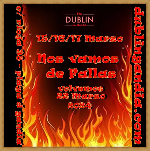 Cartel: CERRAMOS POR FALLAS 15/16/17 MARZO