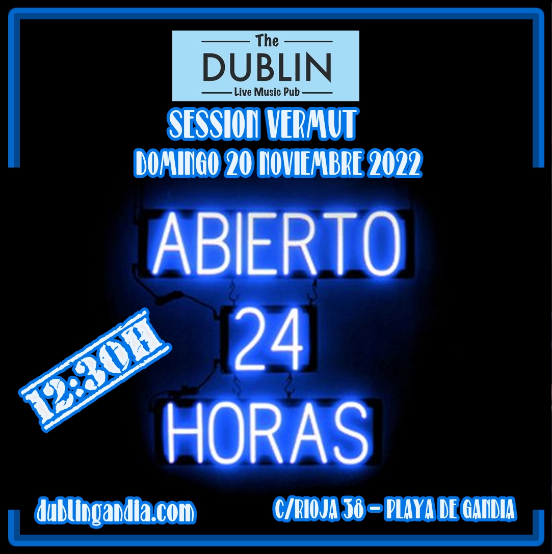 Cartel: ABIERTO 24 HORAS