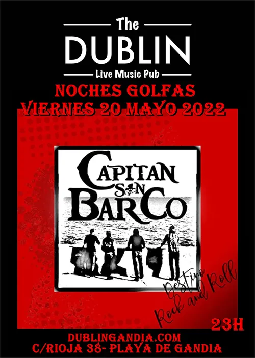 Cartel: CAPITAN SIN BARCO