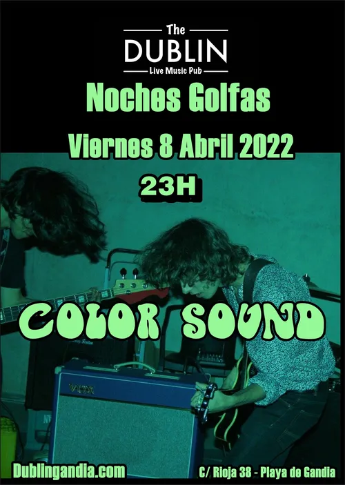 Cartel: COLOR SOUND