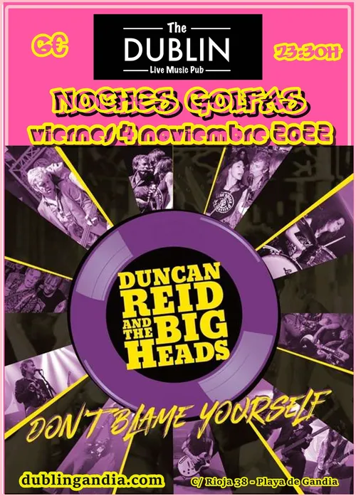 Cartel: DUNCAN REID AND THE BIGHEADS