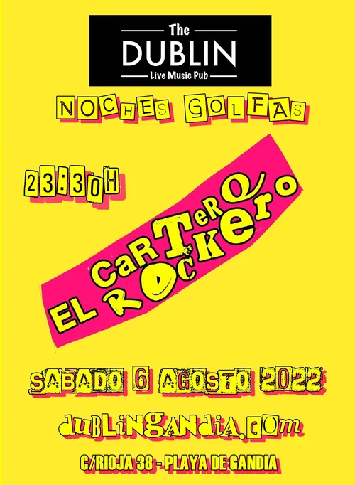 Cartel: EL CARTERO ROCKERO