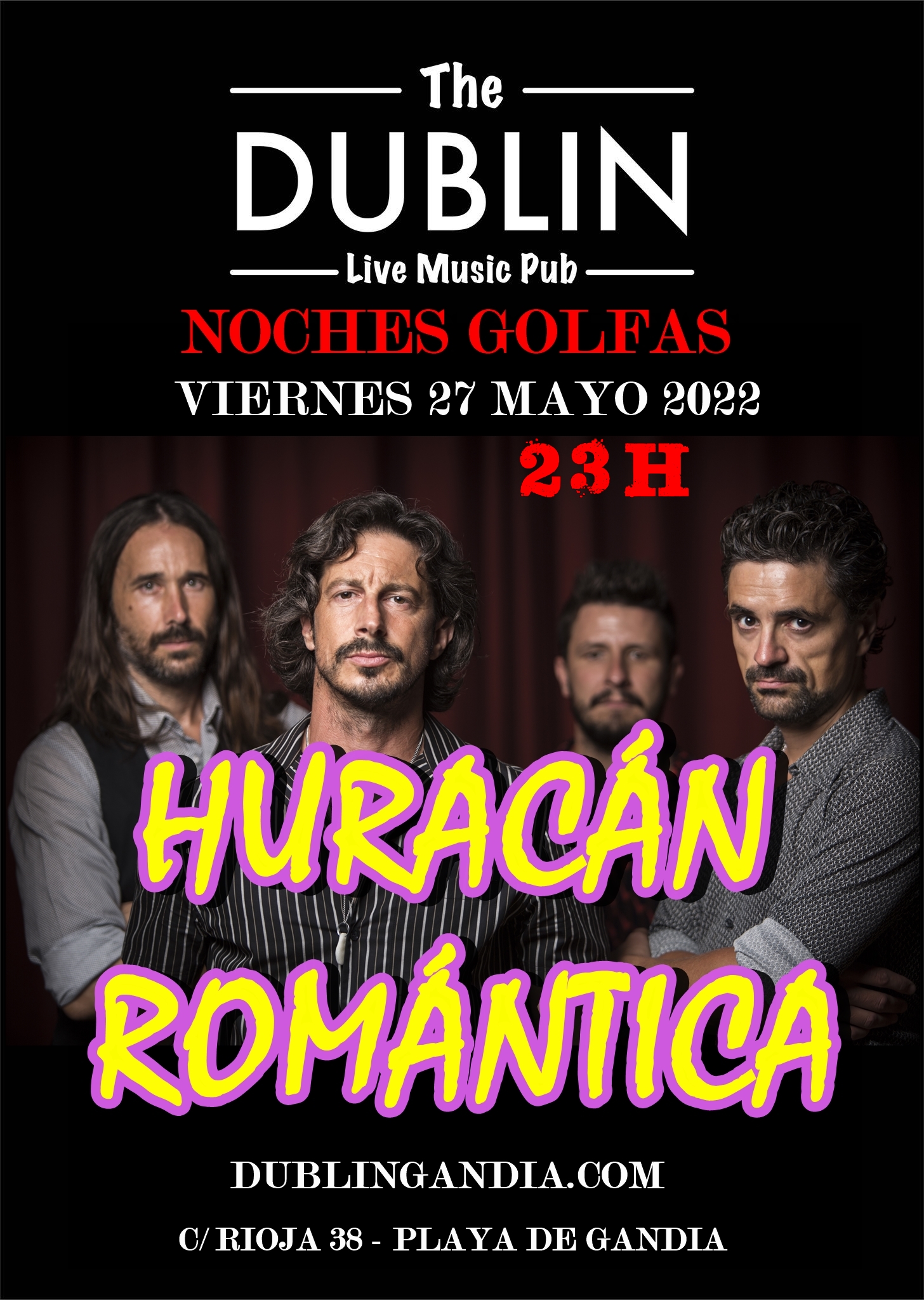 Cartel: HURACÁN ROMÁNTICA