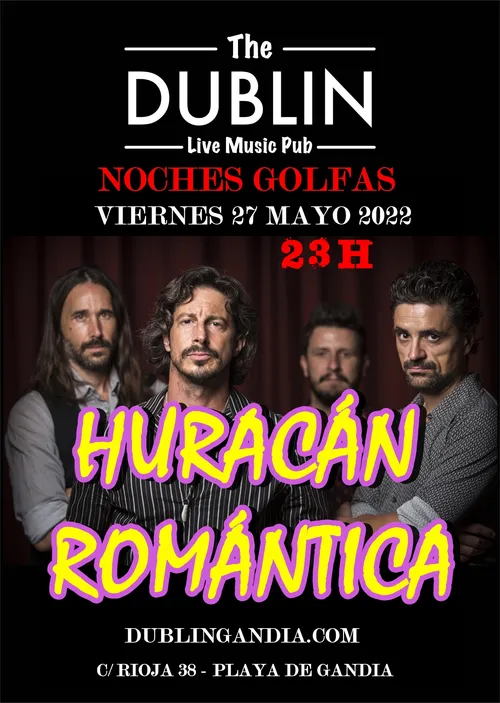 Cartel: HURACÁN ROMÁNTICA