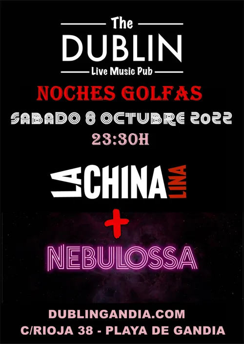 Cartel: LACHINALINA + NEBULOSSA