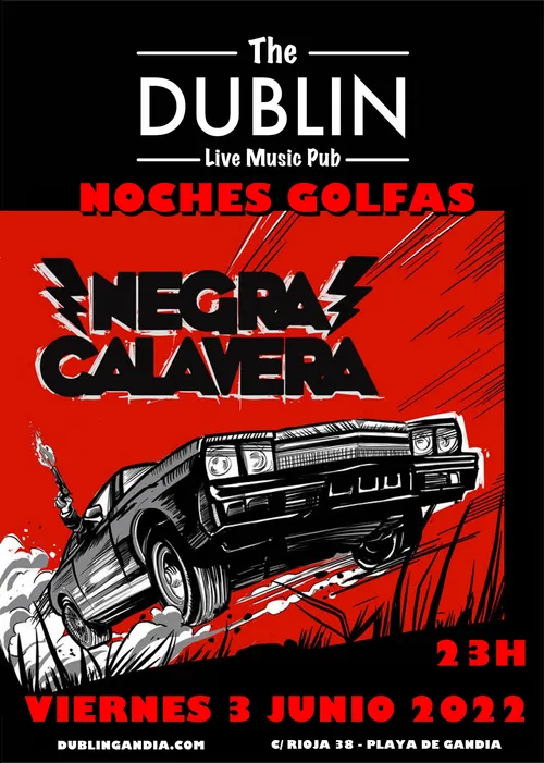 Cartel: NEGRA CALAVERA