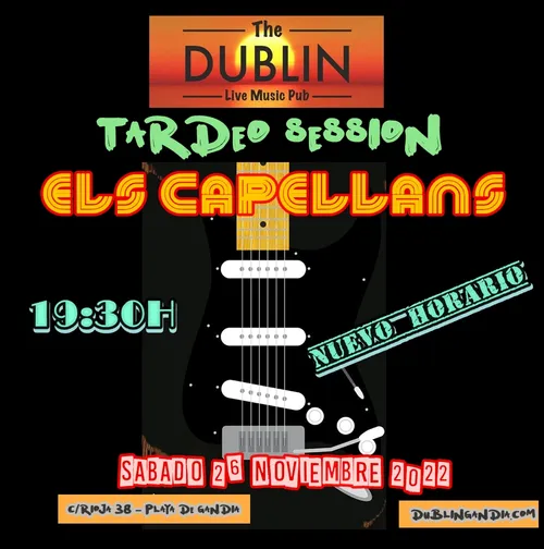 Cartel: TARDEO SESSION* ELS CAPELLANS