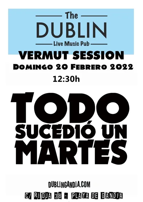 Cartel: Todo sucedió un martes