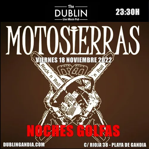 Cartel: MOTOSIERRAS