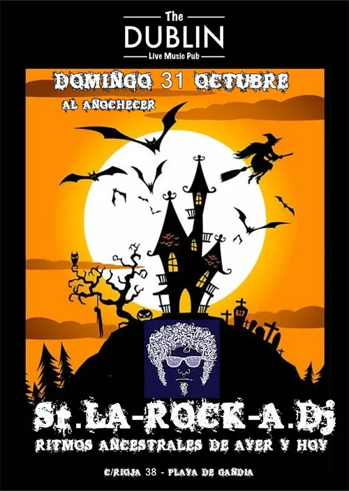 Cartel: Especial noche de Halloween con DJ La-Rock-A
