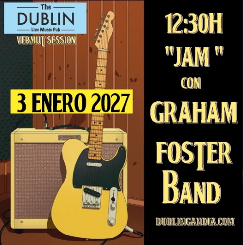 Cartel: GRAHAM FOSTER BAND "JAM SESSION"
