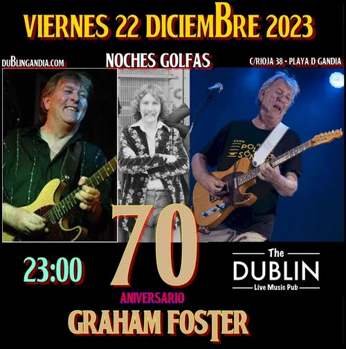 Cartel: 70 ANIVERSARIO GRAHAM FOSTER