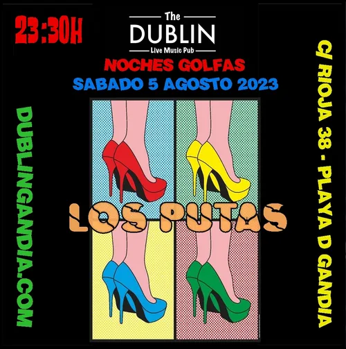 Cartel: LOS PUTAS