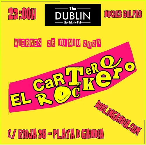 Cartel: EL CARTERO ROCKERO