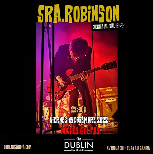Cartel: SRA. ROBINSON