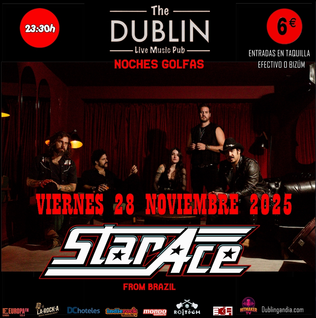 Cartel: STARACE FROM BRAZIL (ENTRADAS EN TAQUILLA EFECTIVO O BIZÚM)