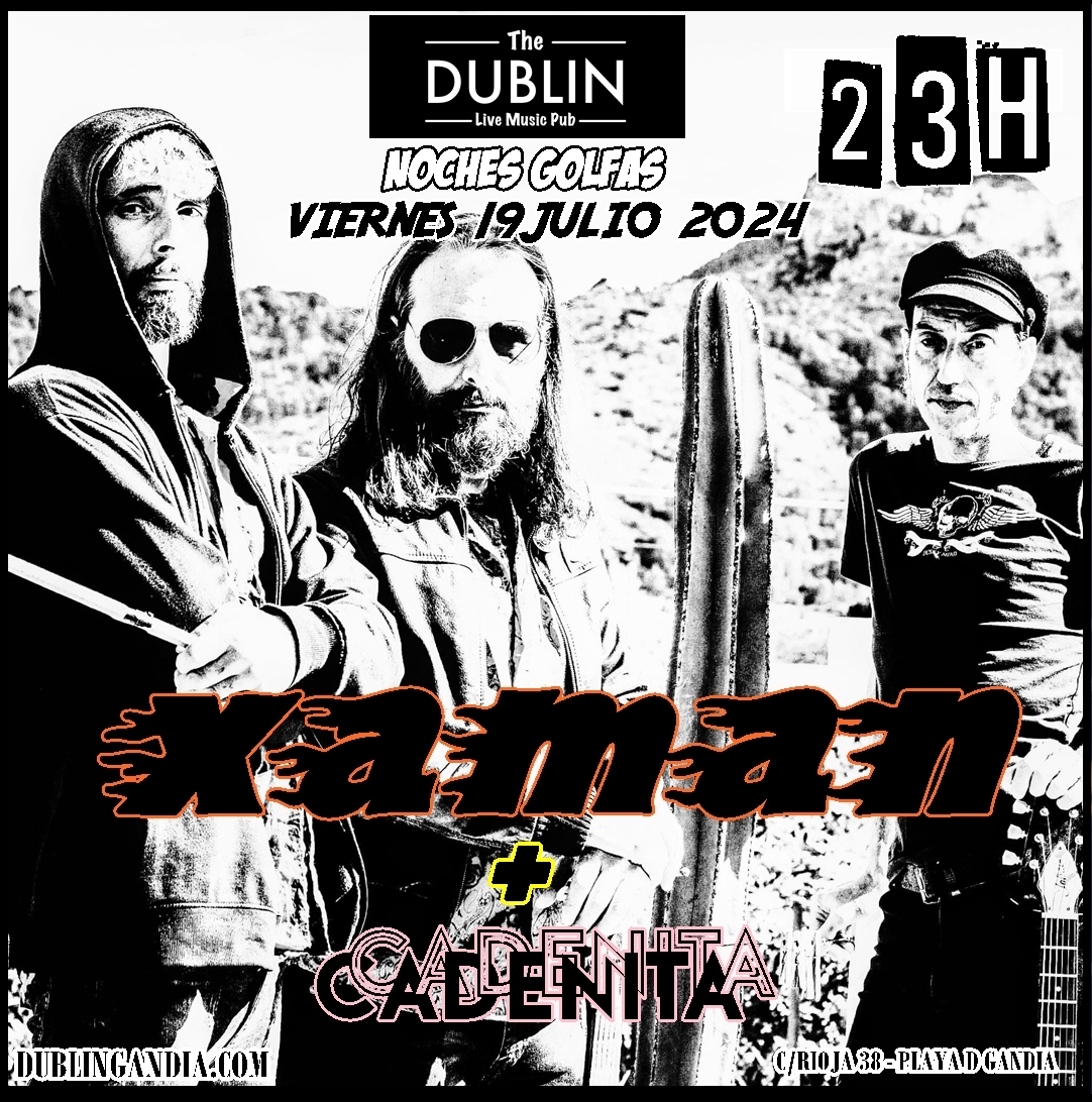 Cartel: XAMAN + CADENITA