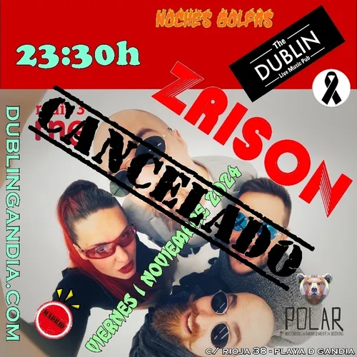 Cartel: ZRISON CANCELADO