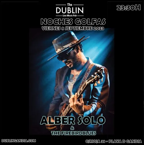 Cartel: ALBER SOLO & FIREBIRDBLUES