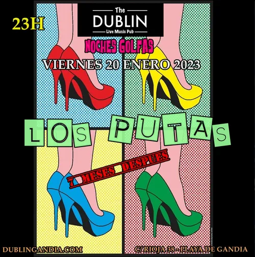 Cartel: LOS PUTAS
