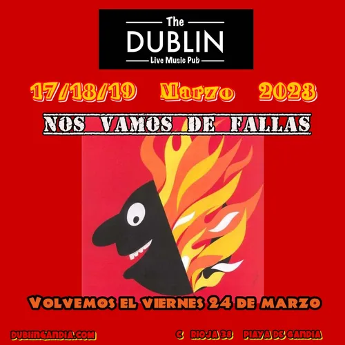 Cartel: NOS VAMOS DE FALLAS 17/18/19