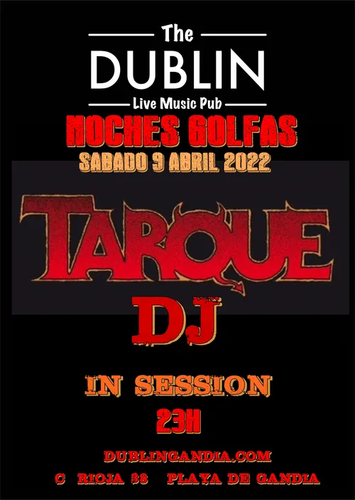 Cartel: Pinchada TARQUE Dj