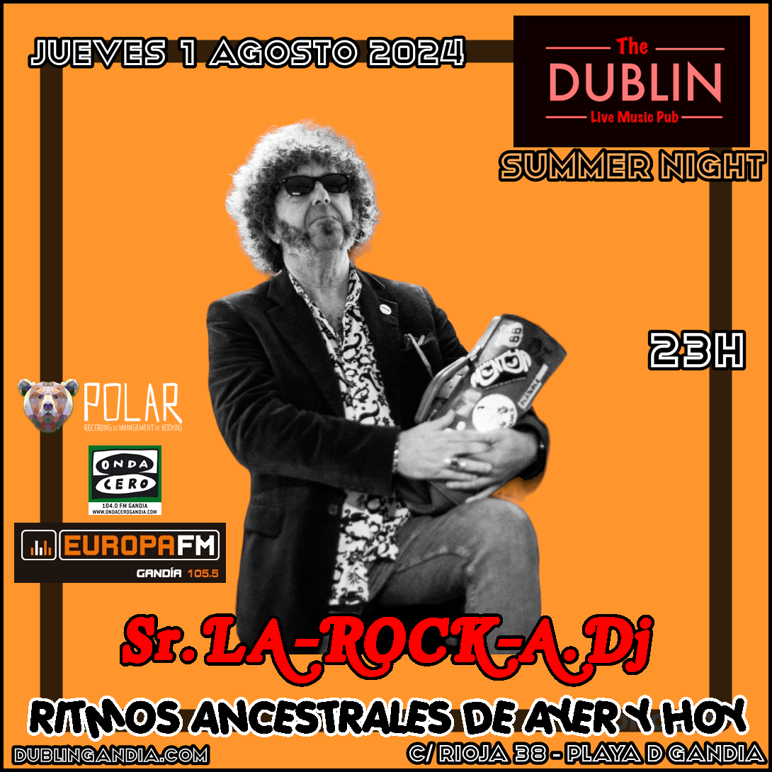 Cartel: SUMMER NIGHT Sr.LA-ROCK-A.Dj