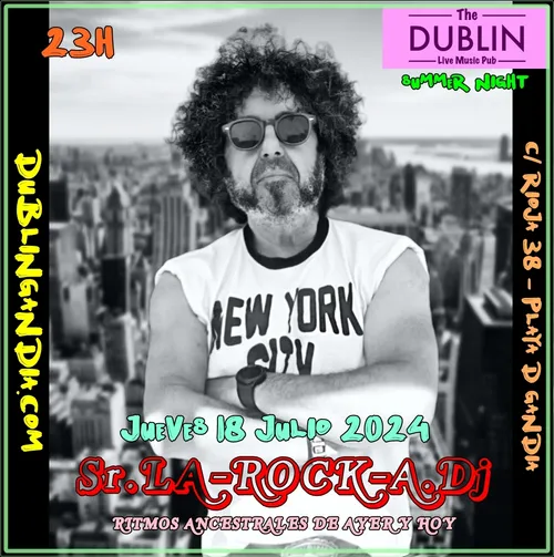 Cartel: SUMMER NIGHT Sr.LA-ROCK-A.Dj
