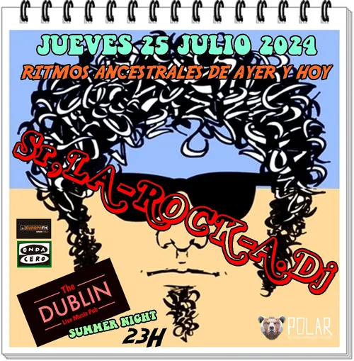 Cartel: SUMMER NIGHTS Sr.LA-ROCK-A.Dj