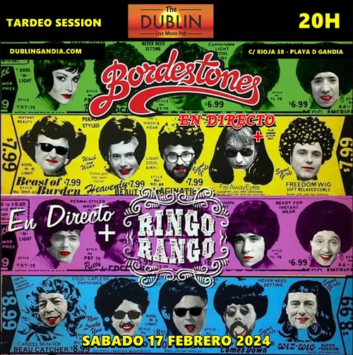 Cartel: BORDESTONES + RINGO RANGO