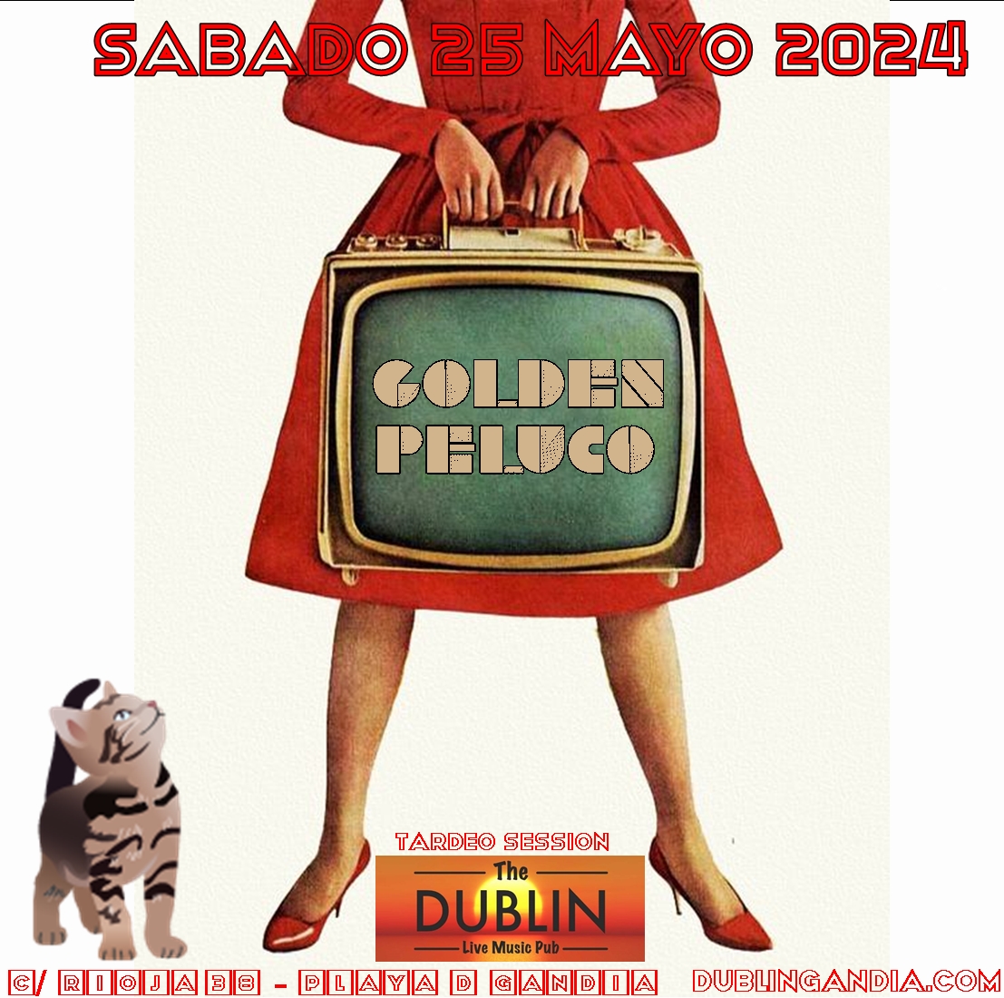 Cartel: GOLDEN PELUCO