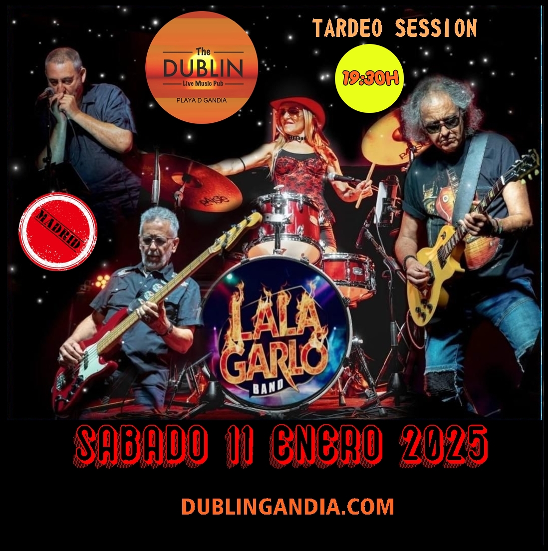 Cartel: LA LA GARLO BAND