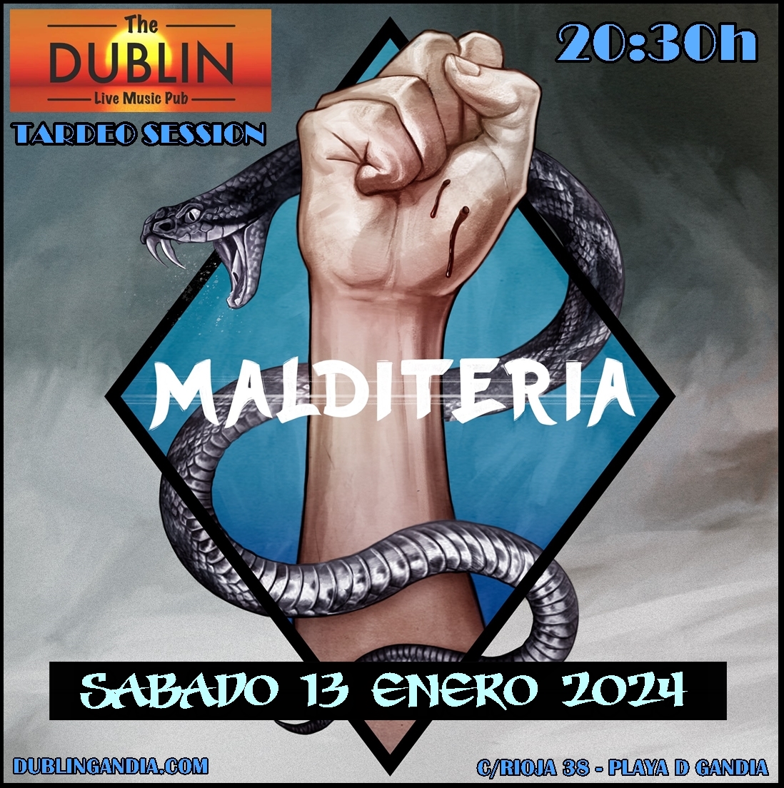 Cartel: MALDITERIA