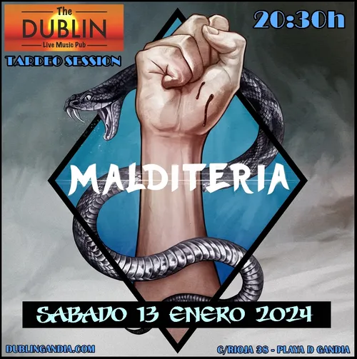 Cartel: MALDITERIA