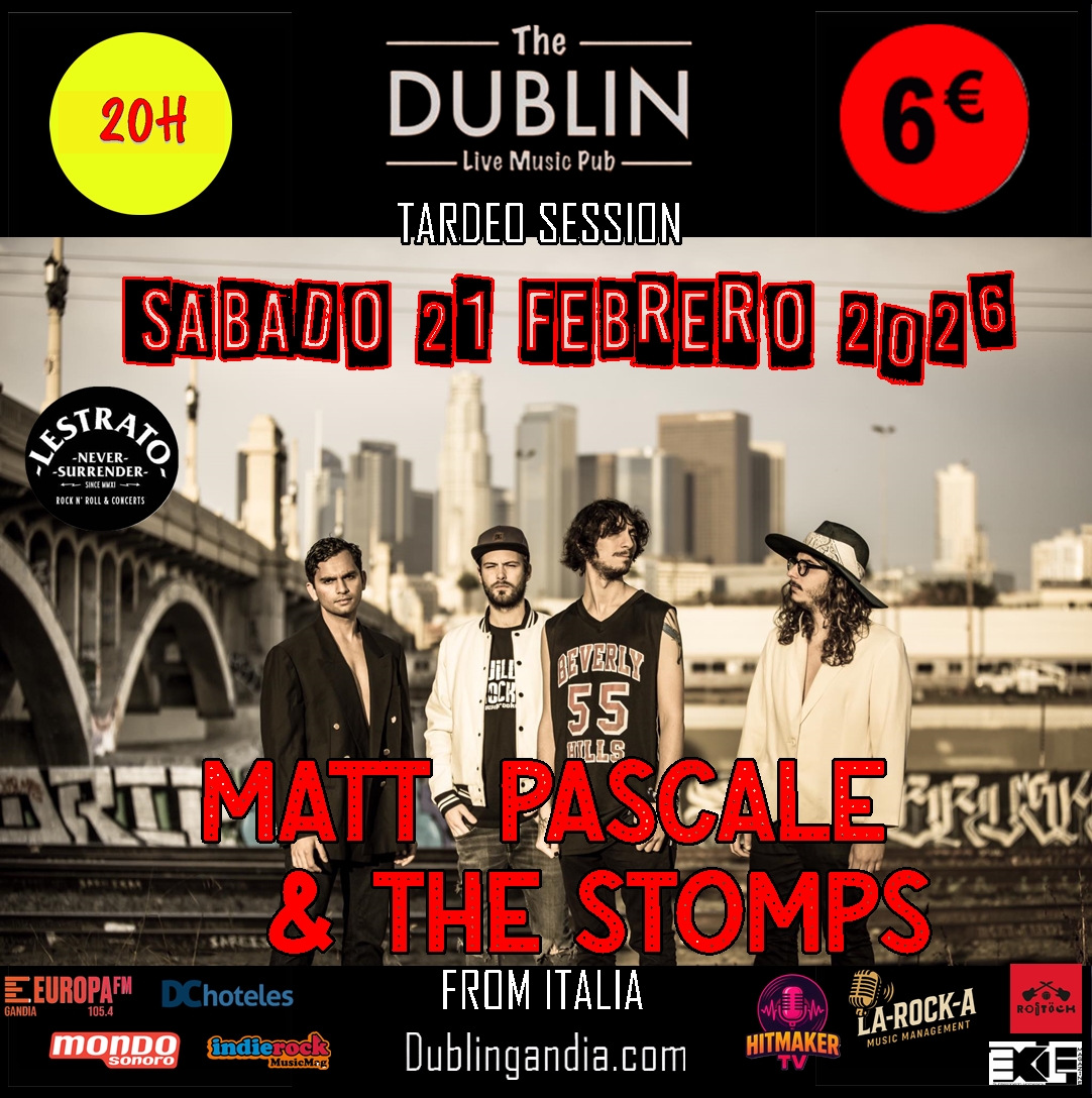 Cartel: MATT PASCALE & THE STOMPS FROM ITALIA