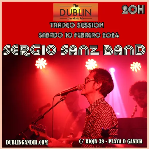 Cartel: SERGIO SANZ BAND