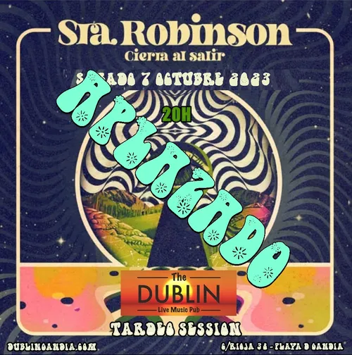 Cartel: SRA. ROBINSON