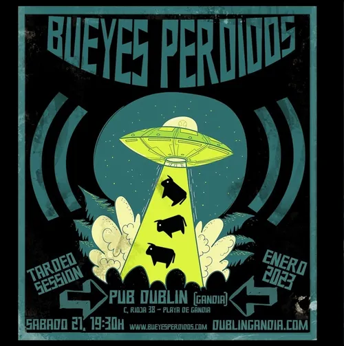 Cartel: GUILLE SILVETI & LOS BUEYES PERDIDOS