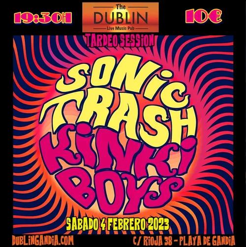 Cartel: KINKI BOYS + SONIC TRASH
