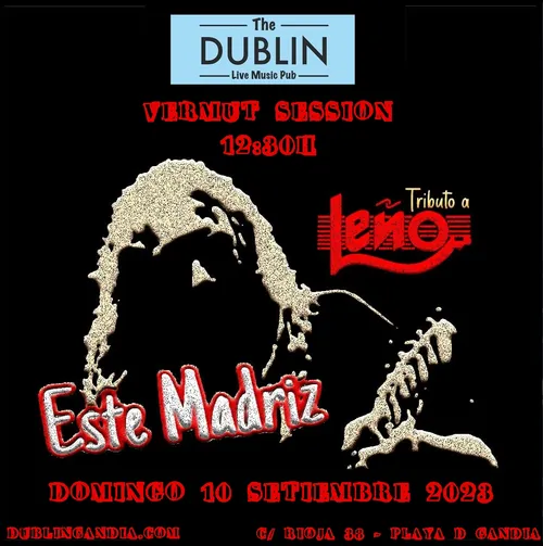 Cartel: ESTE MADRIZ TRIB. A LEÑO