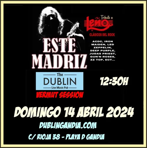 Cartel: ESTE MADRIZ