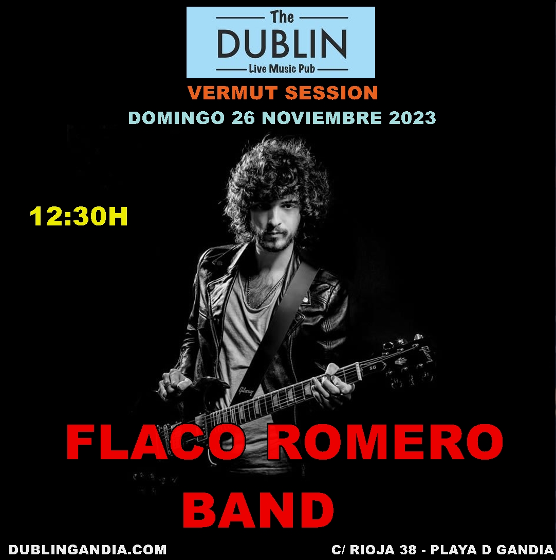 Cartel: FLACO ROMERO BAND