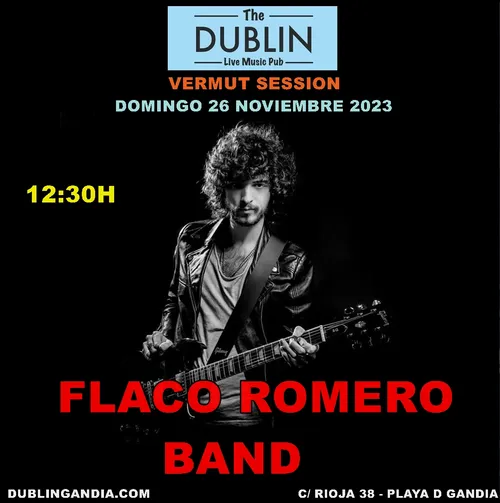 Cartel: FLACO ROMERO BAND