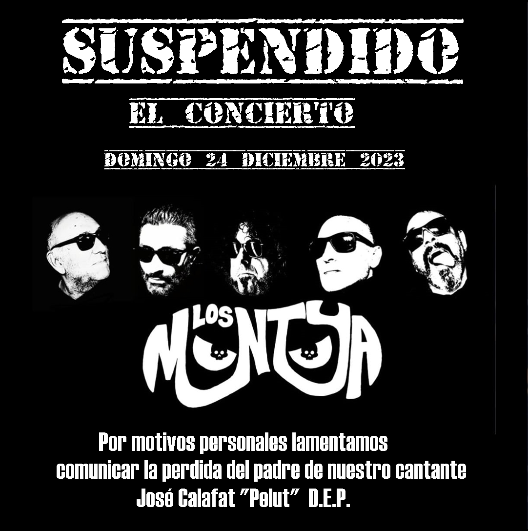 Cartel: SUSPENDIDO (VERMUT SESSION LOS MONTOYA )