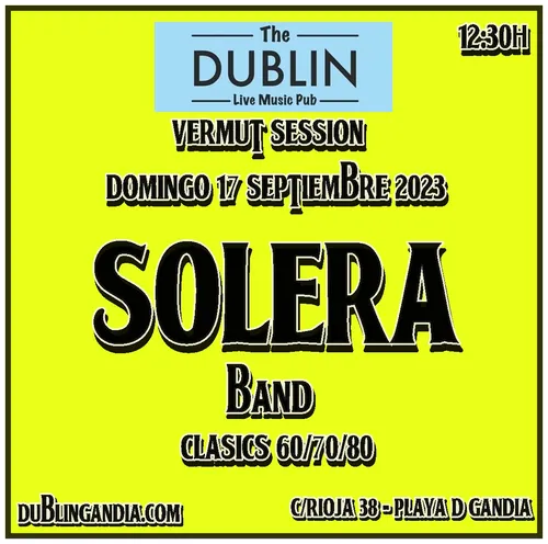 Cartel: SOLERA BAND
