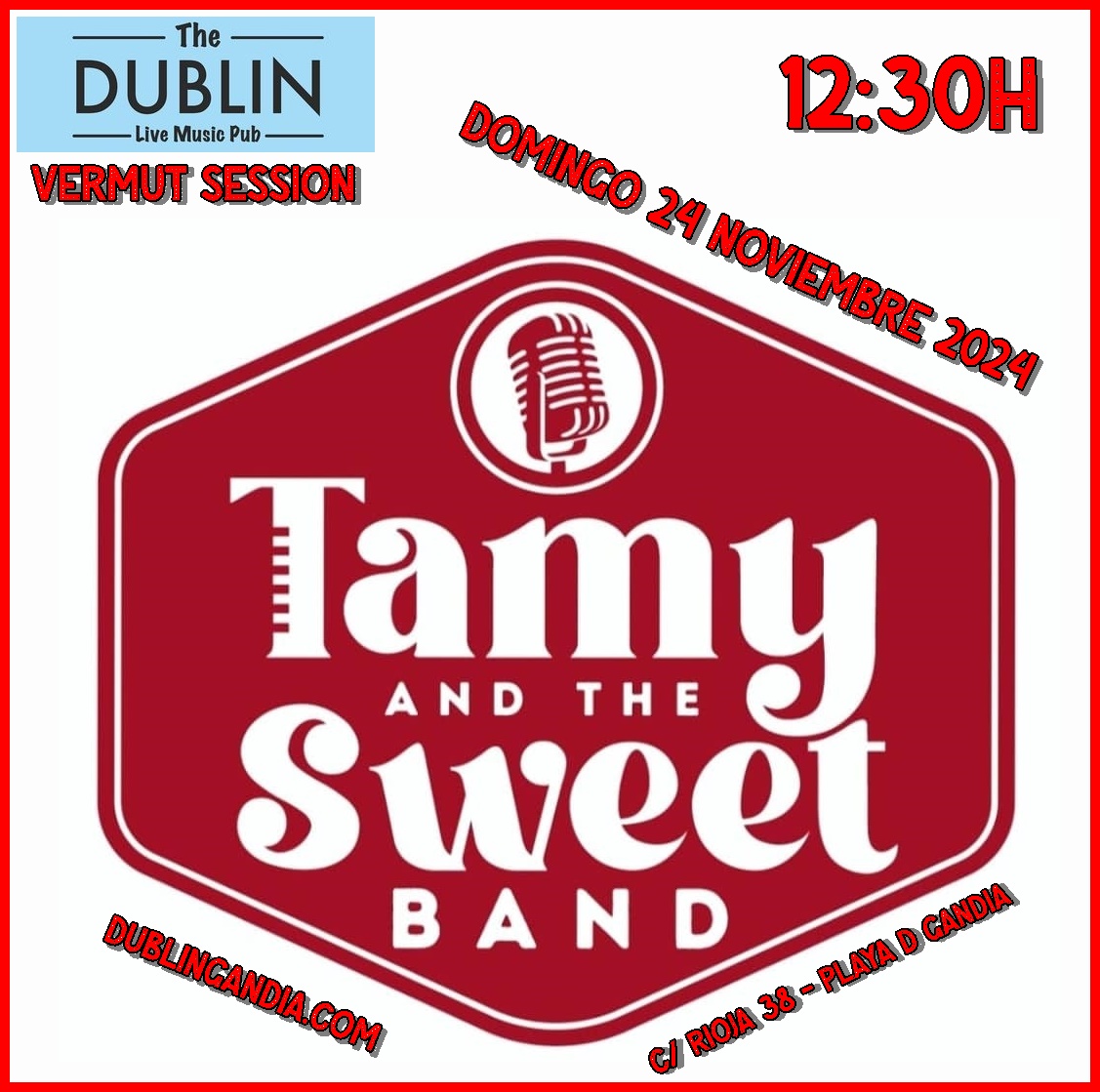 Cartel: TAMY SWEET BAND
